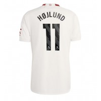 Dres Manchester United Rasmus Hojlund #11 Tretina 2023-24 Krátky Rukáv
